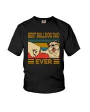 BEST BULLDOG DAD EVERs Youth T-Shirt thumbnail