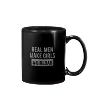 REAL MEN MAKE GIRLS Mug tile