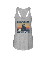I DO WHAT I WANT CAT Ladies Flowy Tank thumbnail
