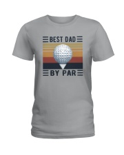 BEST GOLF DAD BY PAR Ladies T-Shirt tile