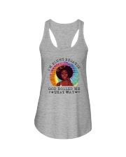 I'M BLUNT BLACK GIRL Ladies Flowy Tank tile