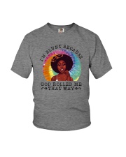 I'M BLUNT BLACK GIRL Youth T-Shirt tile