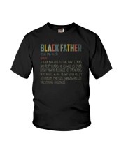 BLACK FATHER noun Youth T-Shirt tile