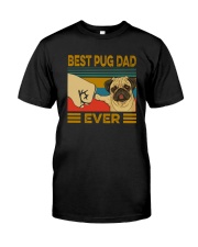 BEST PUG DAD EVER s Classic T-Shirt front
