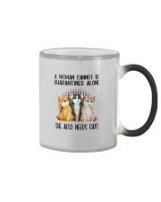 CANNOT BE QUARANTINED ALONE ALSO NEEDS CATS Color Changing Mug thumbnail