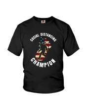 SOCIAL DISTANCING CHAMPION Youth T-Shirt thumbnail