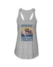 I JUST NEED MORE CHICKENS Ladies Flowy Tank tile