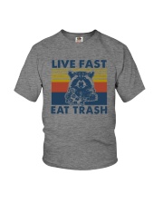 LIVE FAST EAT TRASH Youth T-Shirt thumbnail