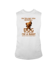I'M TELLING I'M NOT A DOG DACHSHUND Sleeveless Tee tile