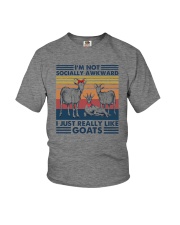 I JUST REALLY LIKE GOATS Youth T-Shirt tile