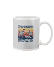 I JUST REALLY LIKE GOATS Mug tile