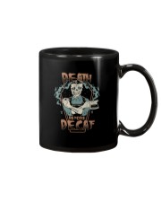 DEATH BEFORE DECAF Mug tile