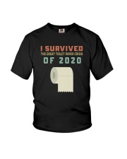 I SURVIVED THE GREAT TOILET PAPER CRISIS OF 2020 Youth T-Shirt thumbnail