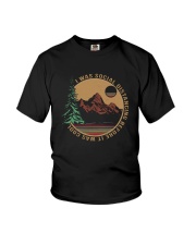I WAS SOCIAL DISTANCING BEFORE IT WAS COOL HIKING Youth T-Shirt thumbnail