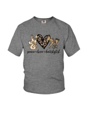 PEACE LOVE HAIRSTYLIST Youth T-Shirt tile