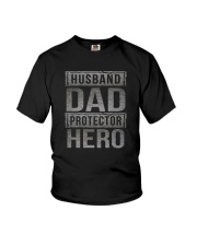 HUUSBAND DAD PROTECTOR HERO Youth T-Shirt thumbnail
