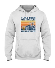 LIKE BEER AND TRACTORS Hooded Sweatshirt tile