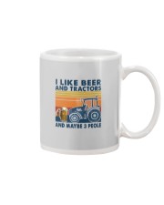 LIKE BEER AND TRACTORS Mug tile