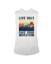 LIVE UGLY FAKE YOUR DEATH VINTAGE Sleeveless Tee tile