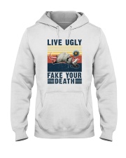 LIVE UGLY FAKE YOUR DEATH VINTAGE Hooded Sweatshirt tile