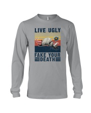 LIVE UGLY FAKE YOUR DEATH VINTAGE Long Sleeve Tee tile