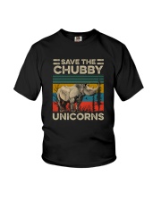 SAVE THE CHUBBY UNICORNS VINTAGE Youth T-Shirt thumbnail
