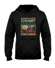 SAVE THE CHUBBY UNICORNS VINTAGE Hooded Sweatshirt thumbnail