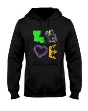LOVE MARDI GRAS JEEP Hooded Sweatshirt thumbnail