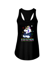 DADACORN FUNNY UNICORN DAD Ladies Flowy Tank thumbnail