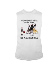 SHE ALSO NEEDS FRENCHIES Sleeveless Tee tile