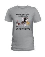 SHE ALSO NEEDS FRENCHIES Ladies T-Shirt tile