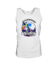 TEACHERSAURUS LIKE A NORMAL TEACHER Unisex Tank tile