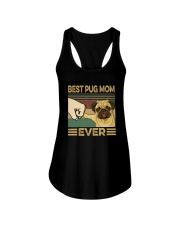 BEST PUG MOM EVER s Ladies Flowy Tank thumbnail