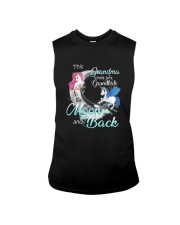 GRANDMA LOVES HER GRANDKIDS TO THE MOON AND BACK Sleeveless Tee thumbnail