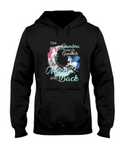 GRANDMA LOVES HER GRANDKIDS TO THE MOON AND BACK Hooded Sweatshirt thumbnail