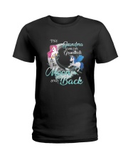 GRANDMA LOVES HER GRANDKIDS TO THE MOON AND BACK Ladies T-Shirt thumbnail