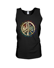 PEACE LOVE HIPPIE Unisex Tank thumbnail