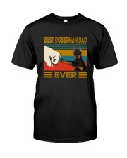 BEST Doberman DAD EVER Classic T-Shirt front