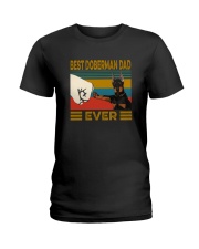 BEST Doberman DAD EVER Ladies T-Shirt thumbnail