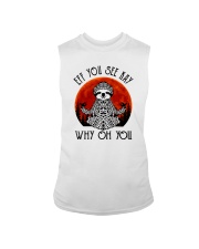 EFF YOU SEE KAY YOGA SLOTH Sleeveless Tee tile
