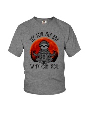 EFF YOU SEE KAY YOGA SLOTH Youth T-Shirt tile