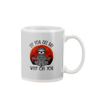 EFF YOU SEE KAY YOGA SLOTH Mug tile