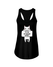 SOCIAL DISTANCING EXPERT Ladies Flowy Tank thumbnail