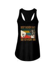 BEST BOXER DAD EVER Ladies Flowy Tank thumbnail