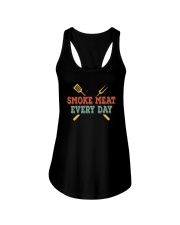 SMOKE MEAT EVERY DAY Ladies Flowy Tank tile