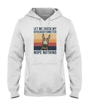 LET ME CHECK GIVEASHITOMETER Hooded Sweatshirt tile