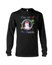 STAY OUT OF MY BUBBLE Unicorn Long Sleeve Tee thumbnail