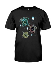 COLORFUL SEA TURTLES Classic T-Shirt front
