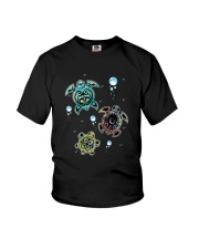 COLORFUL SEA TURTLES Youth T-Shirt tile