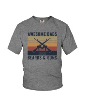 AWESOME DADS HAVE BEARDS AND GUNS Youth T-Shirt thumbnail